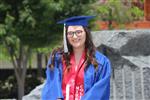 student in cap and gown 