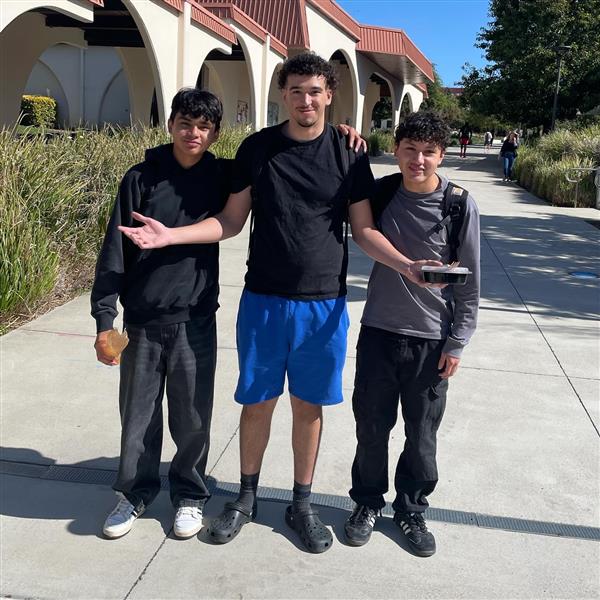 Class of 2025 hanging out on campus!